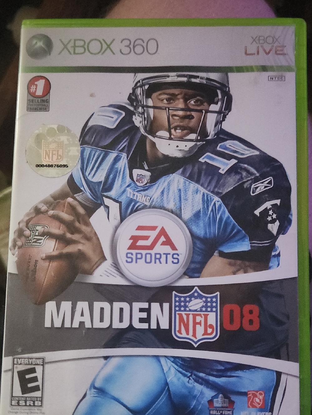 Microsoft Xbox 360 Madden NFL 08 - Blue and Green Cover